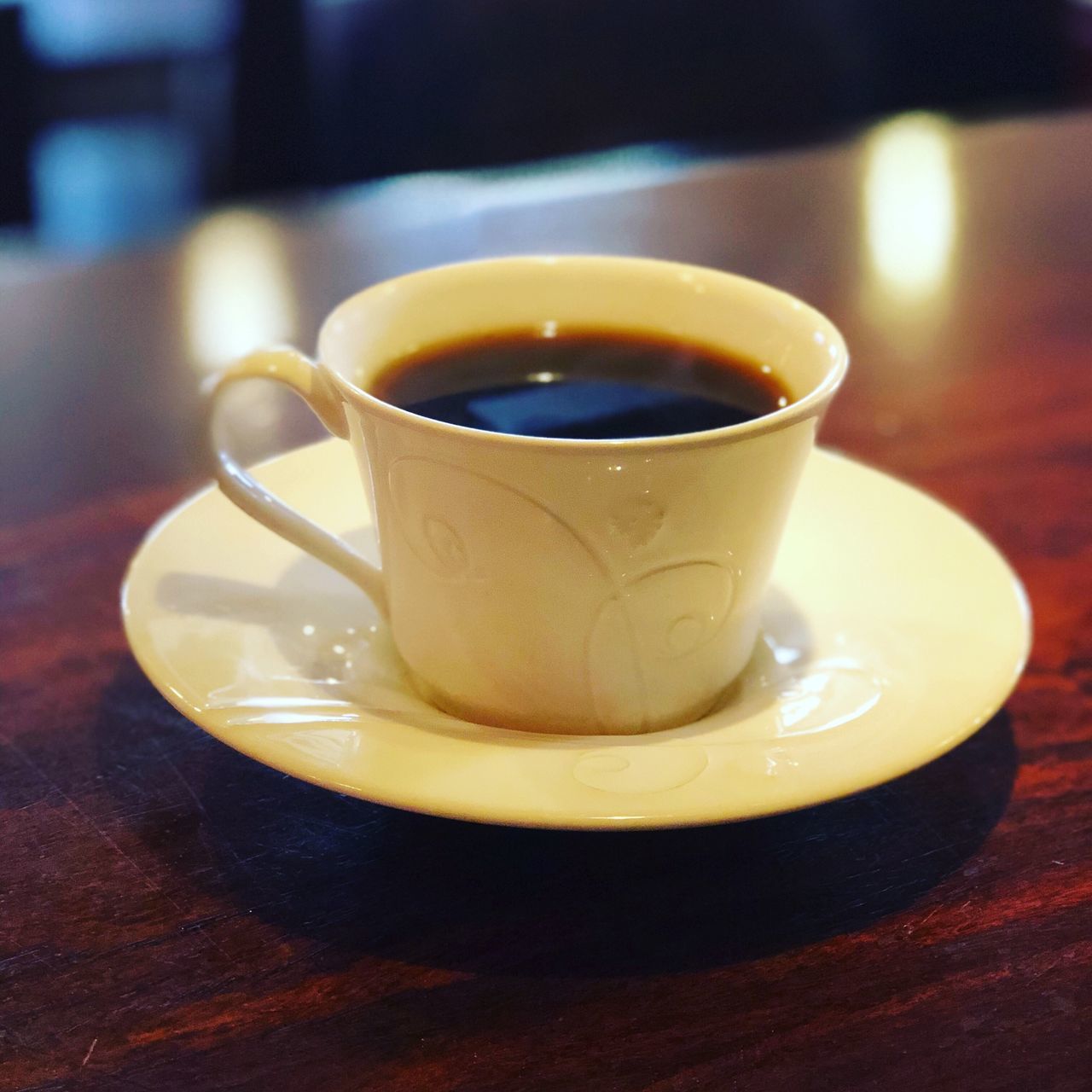 refreshment, drink, food and drink, indoors, saucer, table, coffee cup, cup, coffee - drink, close-up, focus on foreground, no people, freshness, tea - hot drink, day