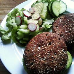 Close-up of served food