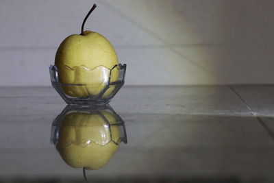 Close-up of fruit on table