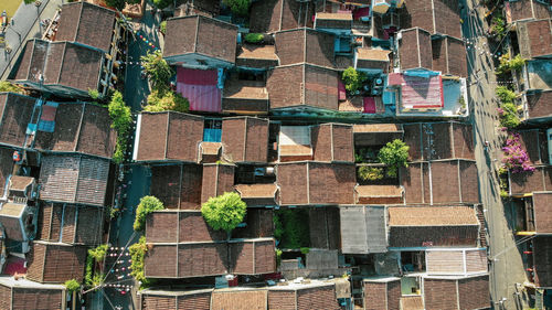 Full frame shot of residential building