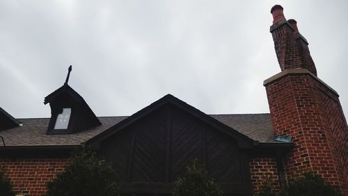 Low angle view of traditional building against sky