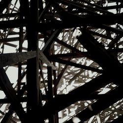 Low angle view of metal structure