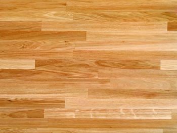 Surface level of wooden floor