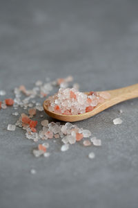 Close up of salt