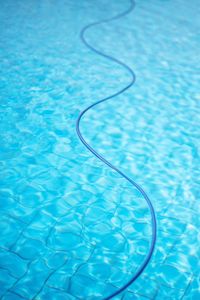 High angle view of swimming pool