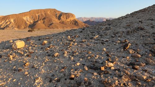 Rock formations in desert