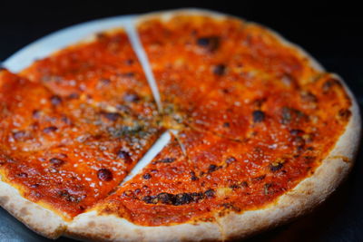 Close-up of pizza