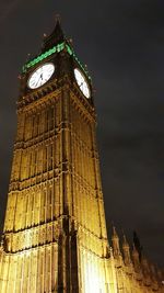 Low angle view of tower against sky