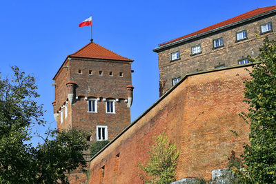 Low angle view of building against sky