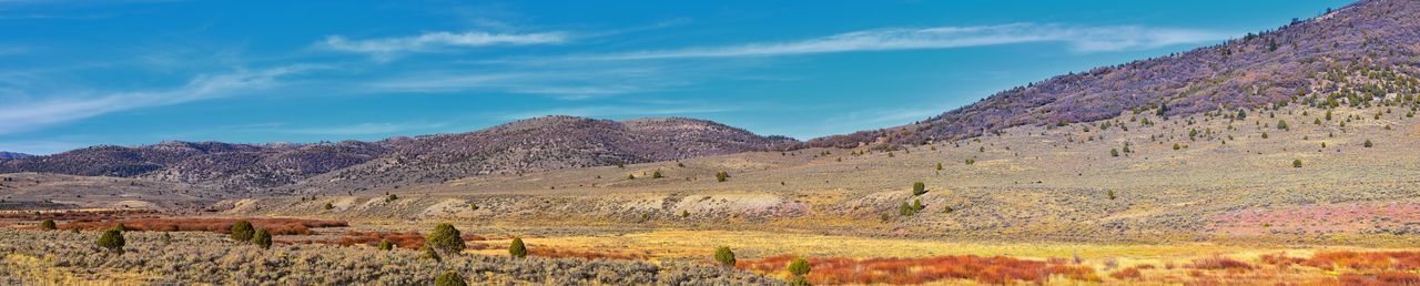 Looking towards moab panorama views of desert mountain canyonlands arches national park  utah usa