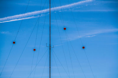 Low angle view of blue sky