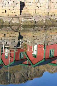 Brick wall with brick wall