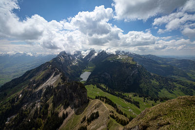 Panoramic view of landscape against sky