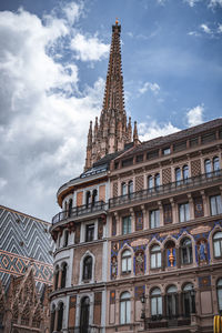 Low angle view of historical building