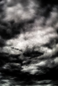 Full frame shot of cloudy sky