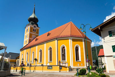 Low angle view of church