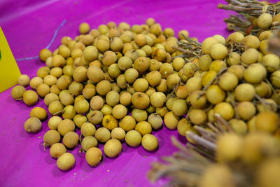 Close-up of fruits in market