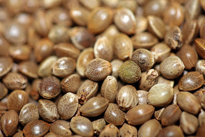 Full frame shot of roasted coffee beans