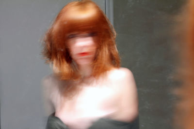 Portrait of a beautiful young woman