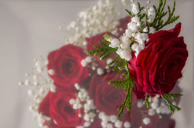 Close-up of rose bouquet