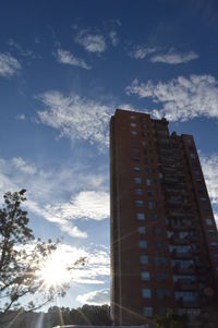 Low angle view of building against sky