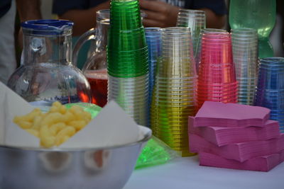 Close-up of multi colored candies