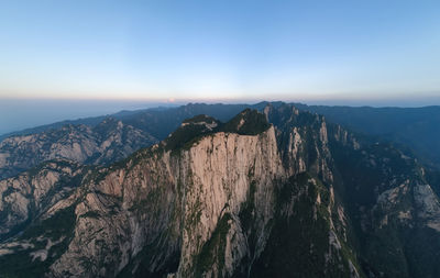 Sunrise over the mountains