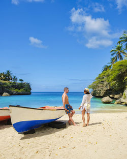 People at beach