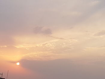 Scenic view of sky at sunset