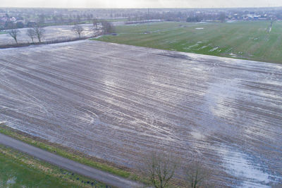 Scenic view of agricultural field