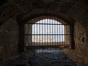 Window of old fortress