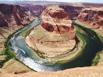 High angle view of canyon