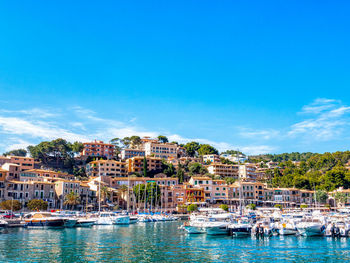 Port d'alcúdia marina.a boater's paradise in the balearic islands. mallorca.