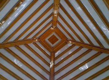 Low angle view of ceiling