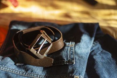 High angle view of mannequin