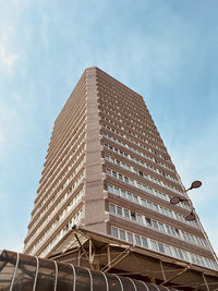 Low angle view of building against sky