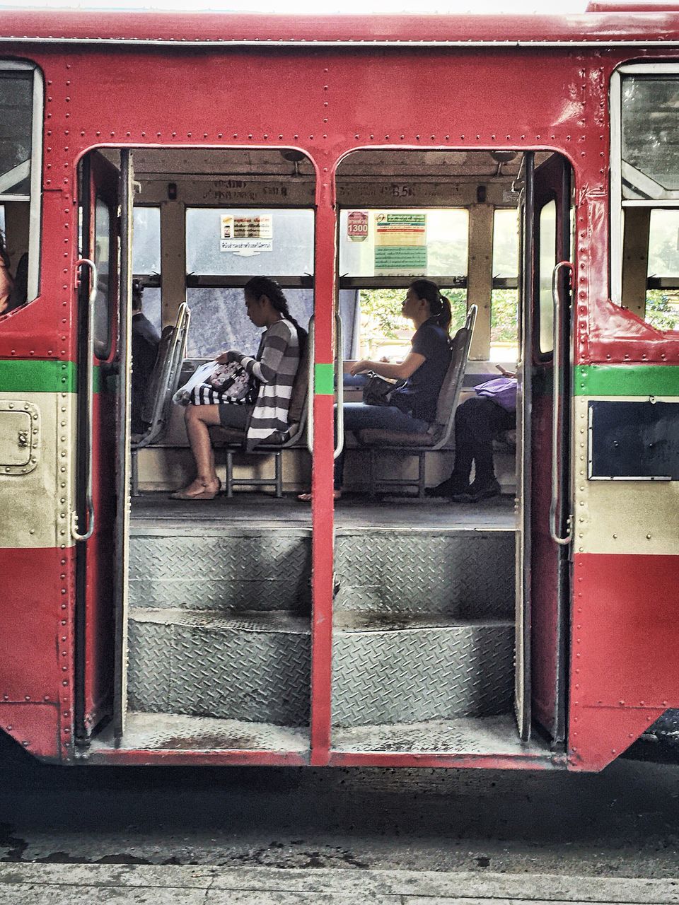 transportation, public transportation, leisure activity, mode of transport, lifestyles, train - vehicle, rail transportation, railroad station, casual clothing, men, person, travel, passenger train, railroad station platform, reflection, blurred motion, subway station, outdoors, day, young adult