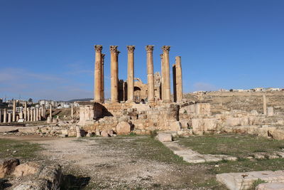 Old ruins against sky