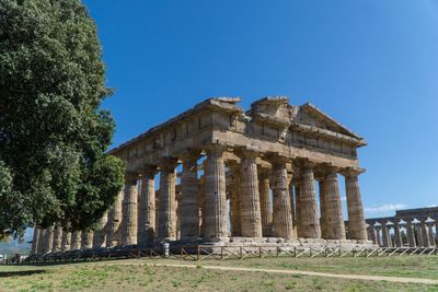 Low angle view of historical building against sky