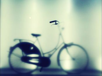 Blurred motion of man in background