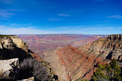 Panoramic view of landscape against cloudy sky