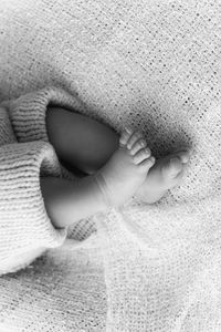 Close-up of baby hand