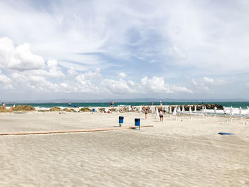 Group of people on beach