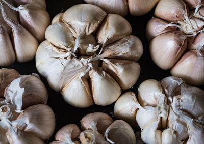 Full frame shot of garlic