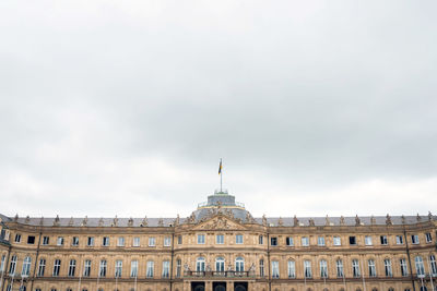 Low angle view of building against sky