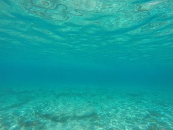 High angle view of sea