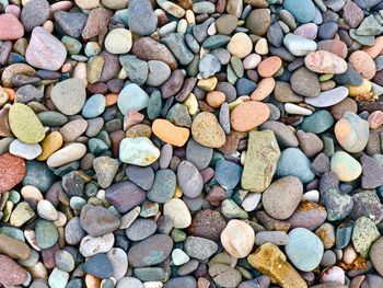 Full frame shot of stones