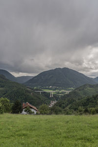 Scenic view of landscape against sky