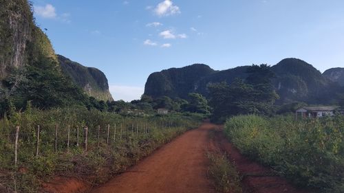 Scenic view of landscape against sky