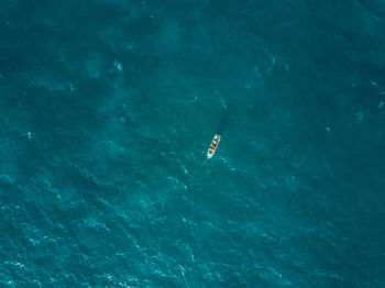 Aerial view of sea